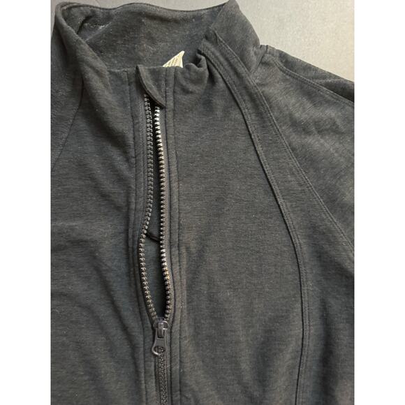 Yogalicious Lux Women’s Full-Zip Jacket Size M – Charcoal Gray, Stretch Athlet - Picture 6 of 10